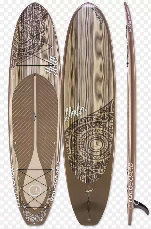站立式桨板冲浪板滑雪板冒险-绿色桨