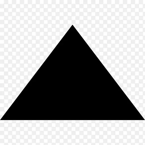 黑色三角电脑图标剪贴画三角形