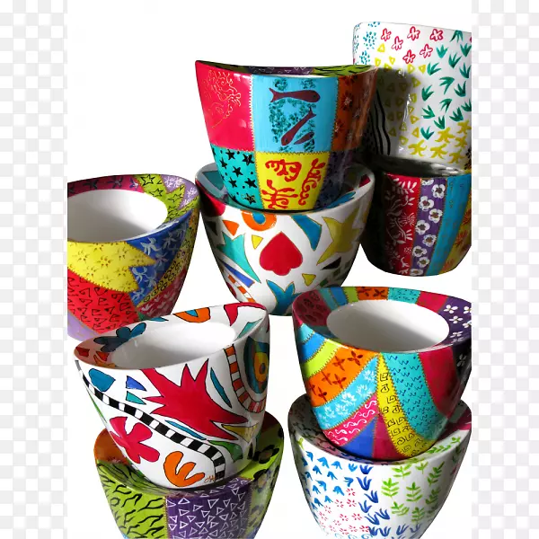 花盆陶瓷花瓶装饰艺术手绘花盆