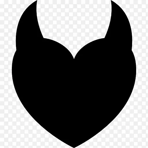 角的标志魔鬼的心-魔鬼的尾巴