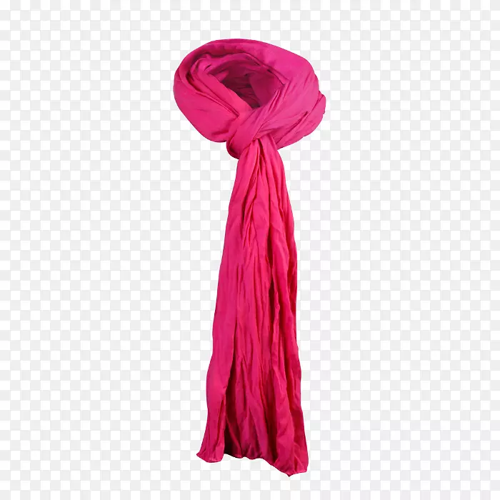围巾、粉红色、红色头巾、服装配件