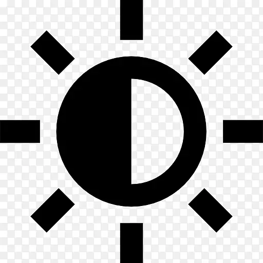 计算机图标符号太阳光符号
