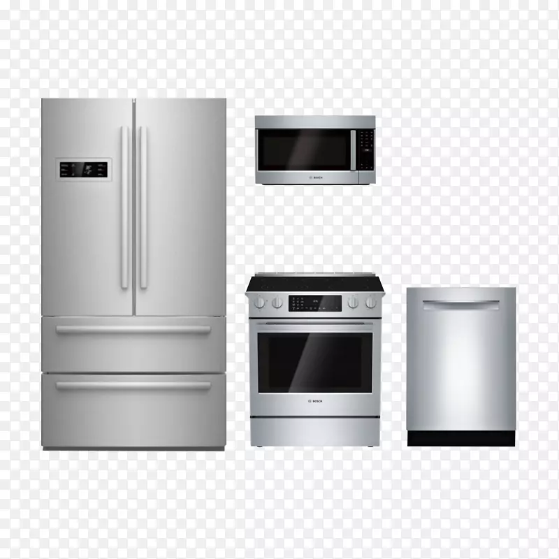 冰箱，电炉，家用电器，烹饪范围，厨房.实用用具