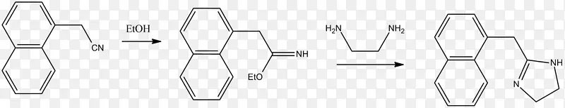 萘甲唑啉化学合成化学反应2-咪唑啉