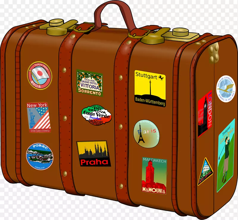 手提箱行李旅行夹艺术旅行行李箱