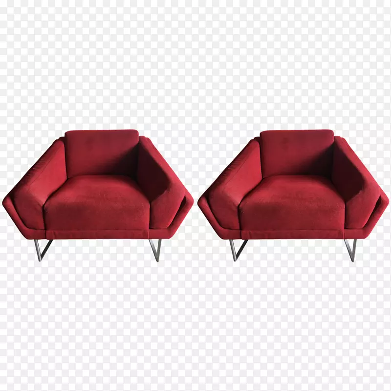 沙发长方形椅-牛皮