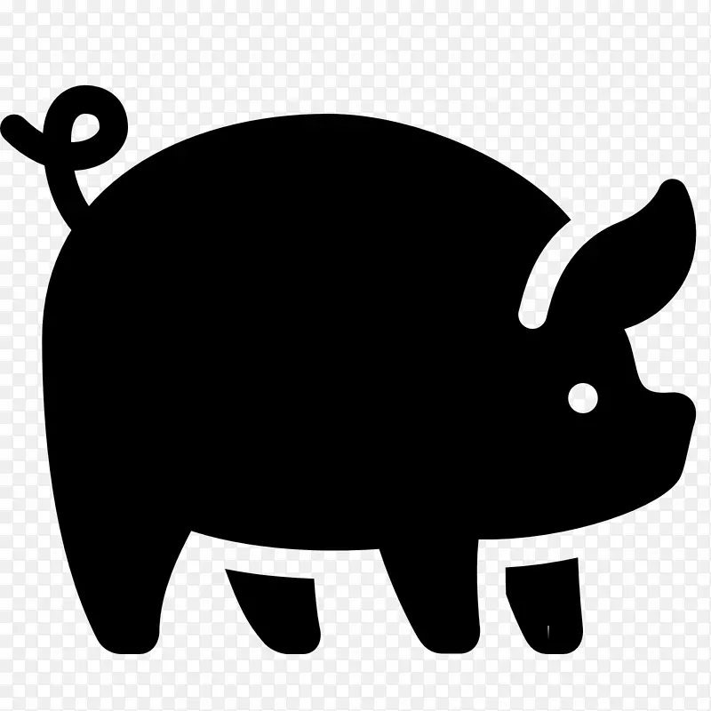猫电脑图标剪贴画-肚子猪PNG免费下载
