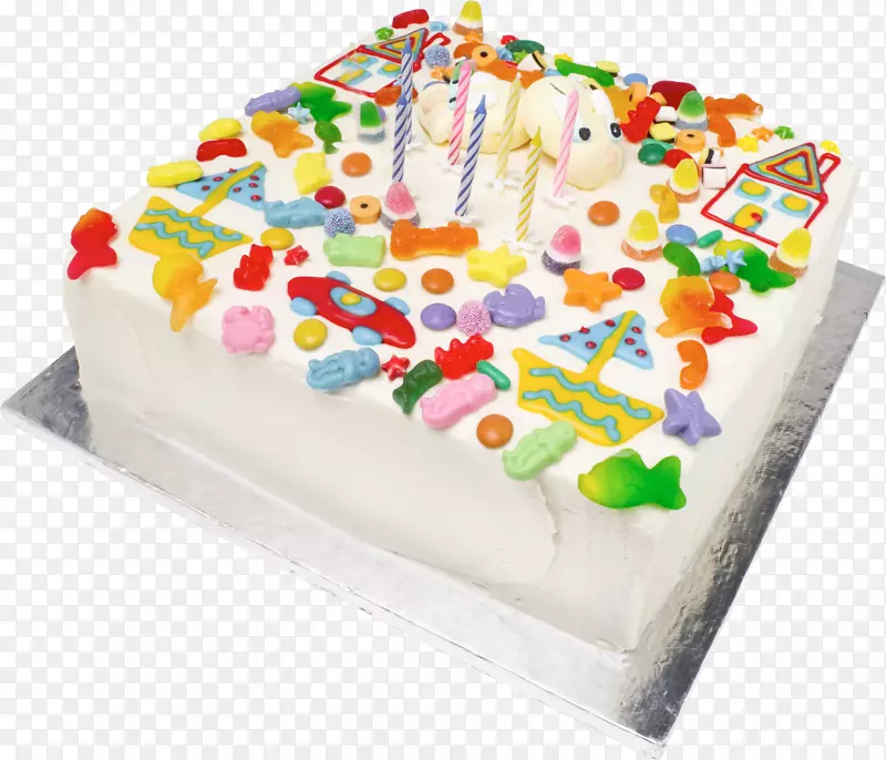 生日蛋糕托糖霜蛋糕-三层蛋糕