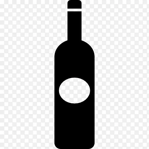 葡萄酒、啤酒瓶、饮料、电脑图标.瓶子标签