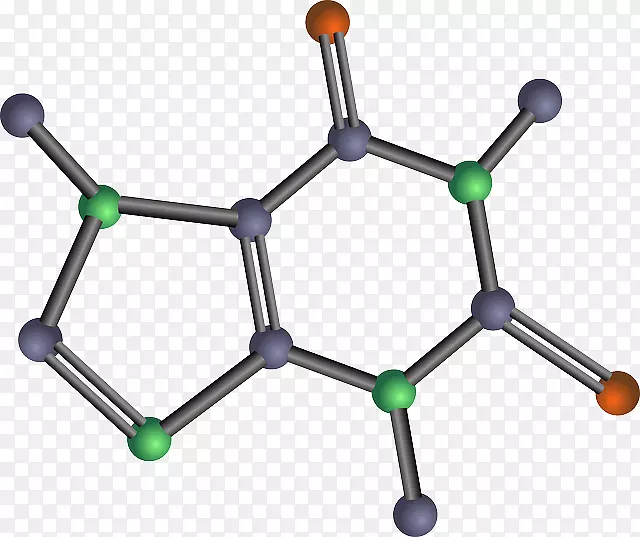分子化学有机合成剪贴画分子结构背景