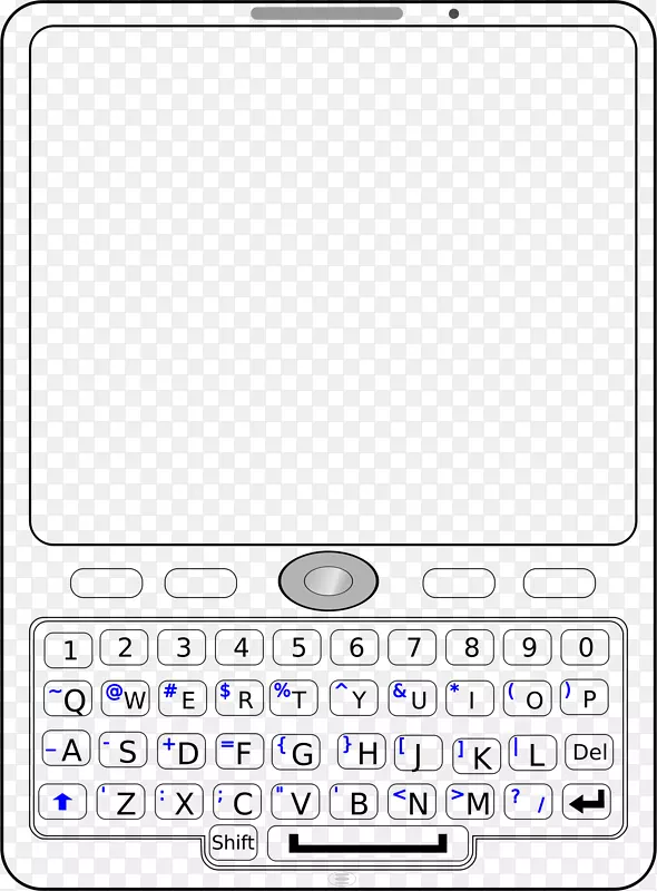 特色电话手机qwerty电脑图标剪贴画拼音