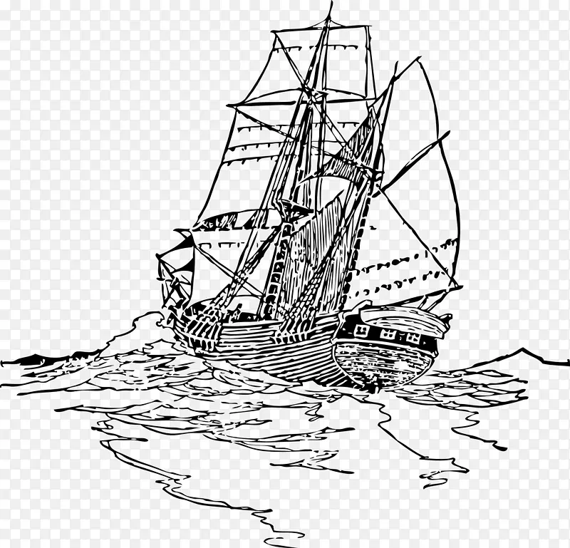 布列甘丁巴洛克帆船-海运