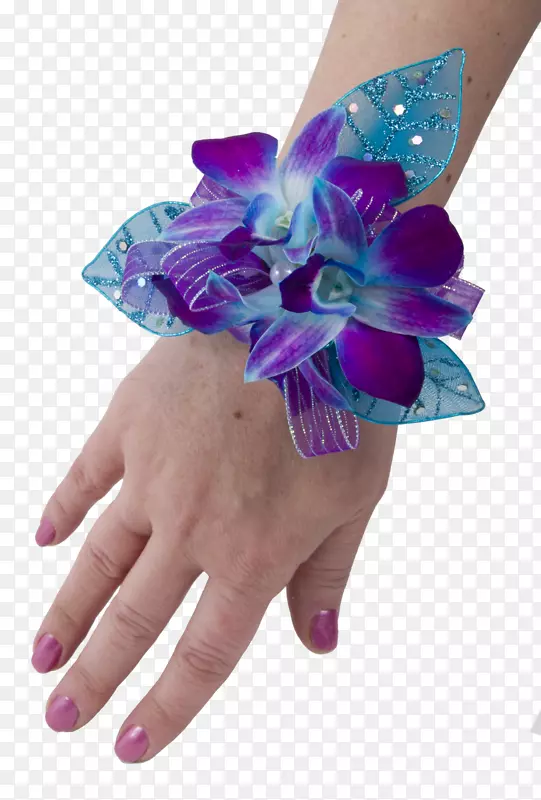 胸花紫色切花索德伯格的花&送蓝兰花