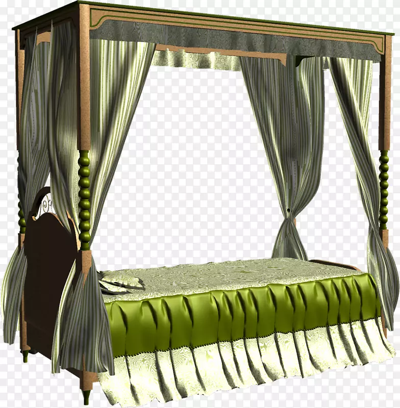 床架窗帘家具-101
