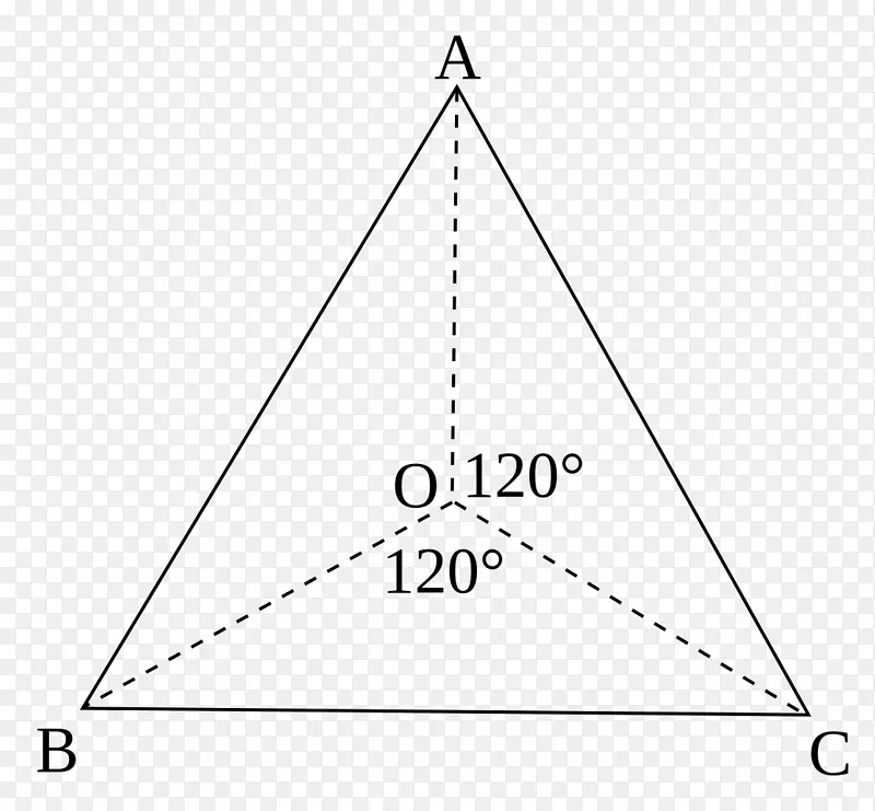 等边三角形面积等边多边形三角形中心三角形裁剪部分