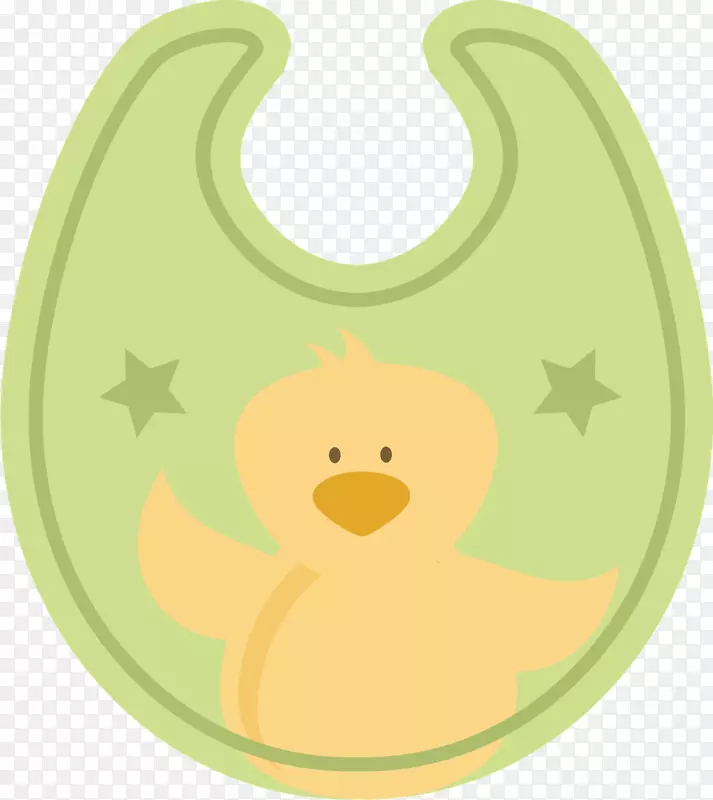 鸭宝宝浴巾儿童剪贴画-鸭子