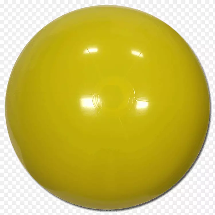 沙滩球黄色彩球饰品