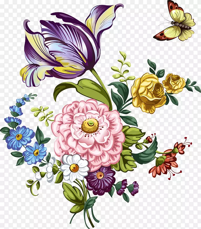 花卉设计装饰图案-花卉
