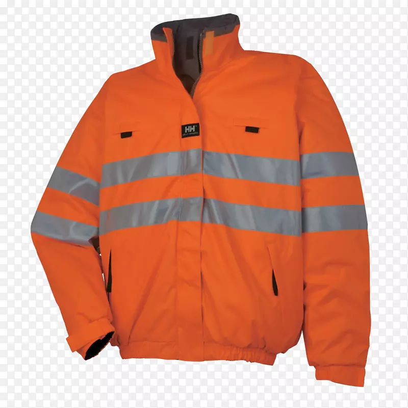 高能见度服装工作服外套橙色救生衣