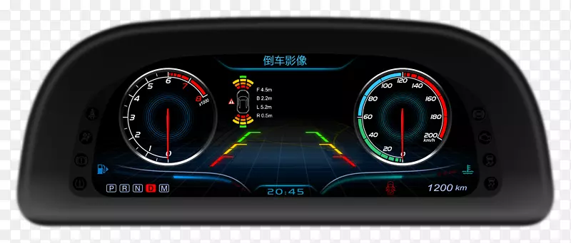 汽车仪表盘汽车音频液晶显示速度计汽车