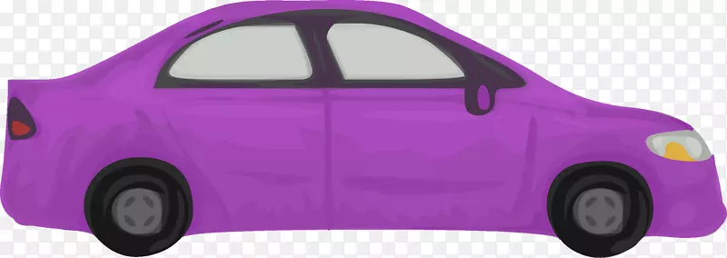 绘画剪贴画彩色汽车卡