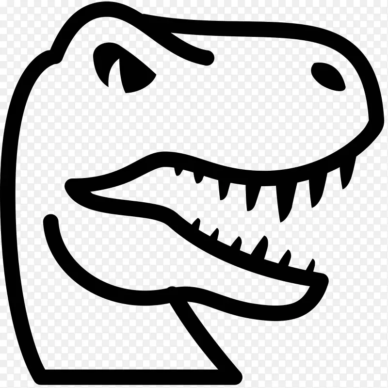 电脑图标恐龙剪贴画-动物恐龙