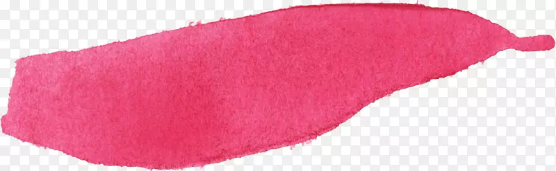 红色水彩画粉红色画笔