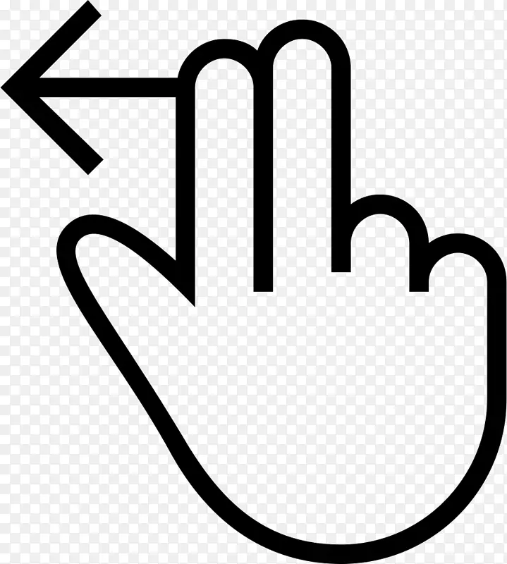 计算机图标手指符号手势符号