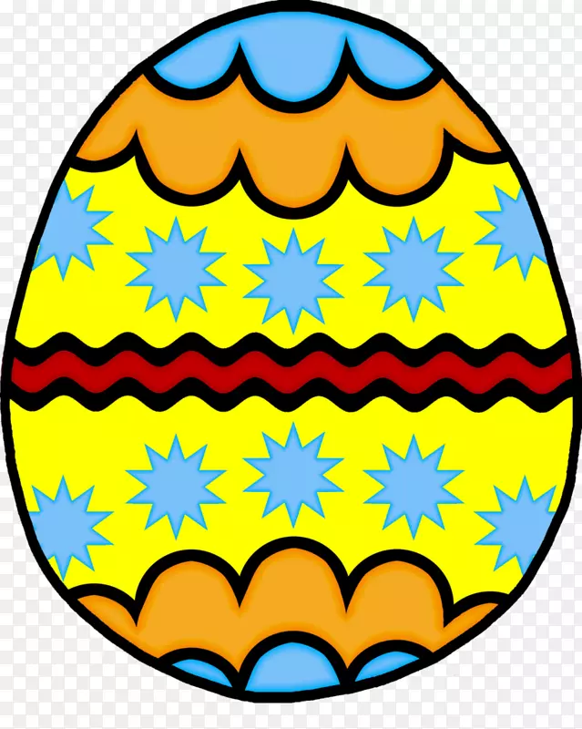 复活节彩蛋剪贴画.彩蛋图案