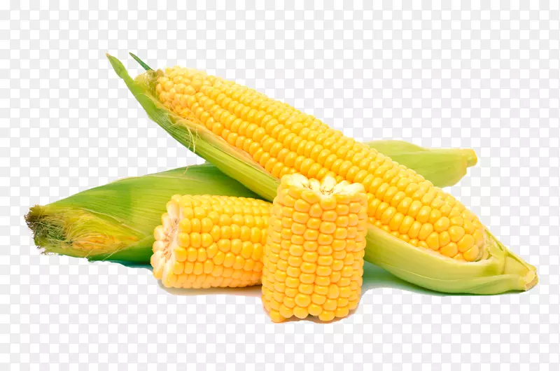 玉米对玉米芯玉米仁甜玉米摄影