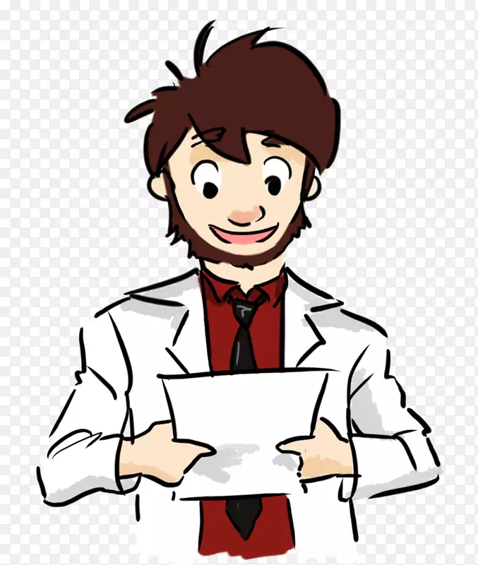 智人人类行为，服装配件，剪贴画-卡通医生