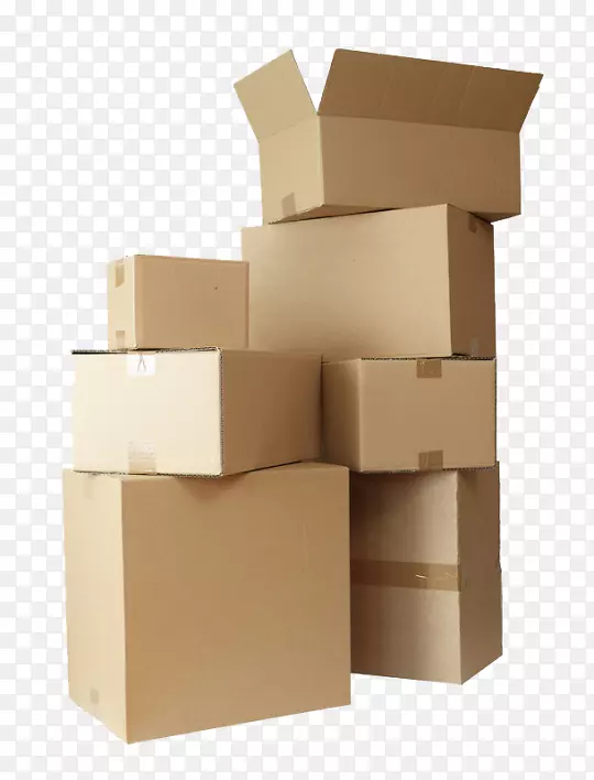 搬运纸纸板箱瓦楞纸箱设计包装和贴标箱