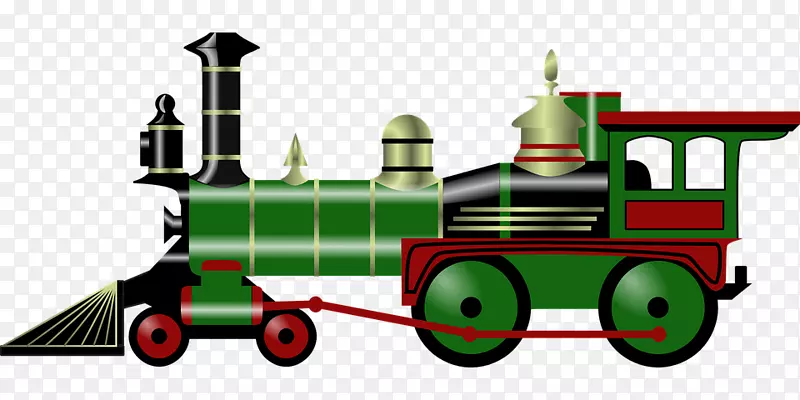 玩具火车和火车装置铁路运输剪辑艺术列车