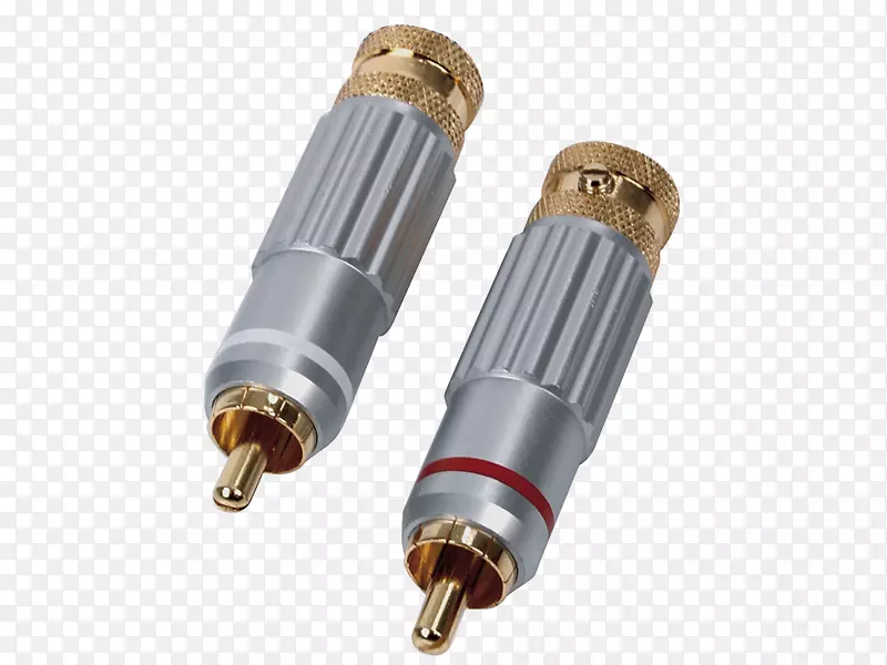同轴电缆电连接器rca连接器适配器电缆欧洲风立体声