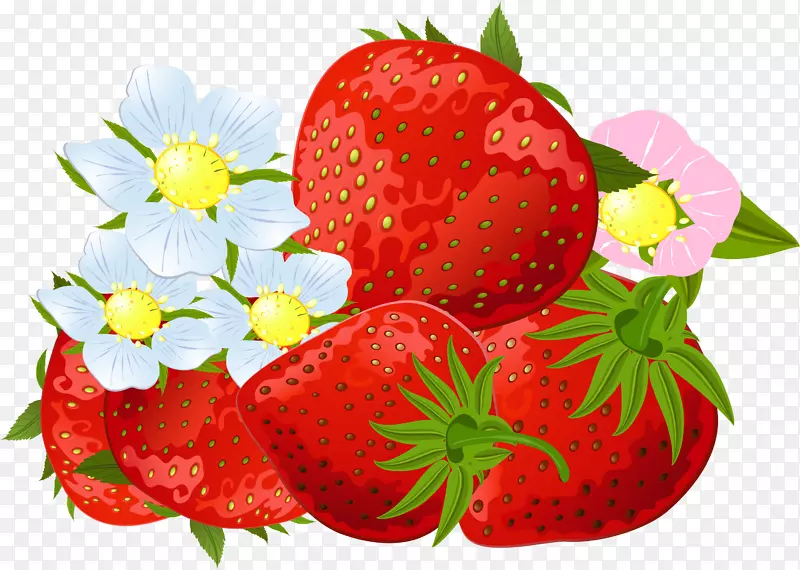草莓amorodo水果剪贴画-草莓