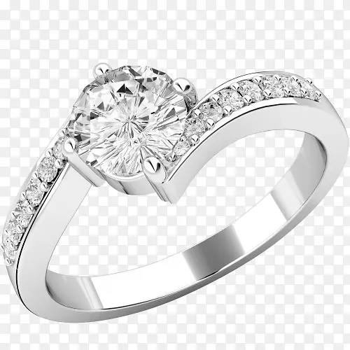 耳环，结婚戒指，订婚戒指，钻石.建议戒指