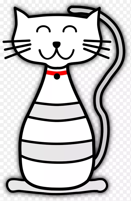 小猫草原猫虎夹艺术-白猫