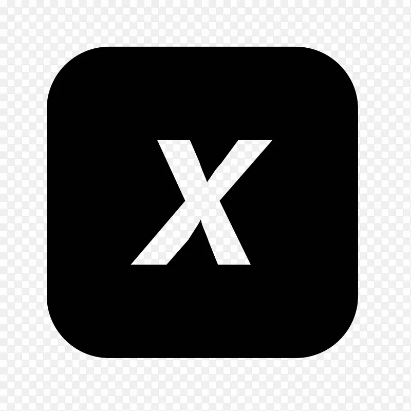 电脑图标商标-x