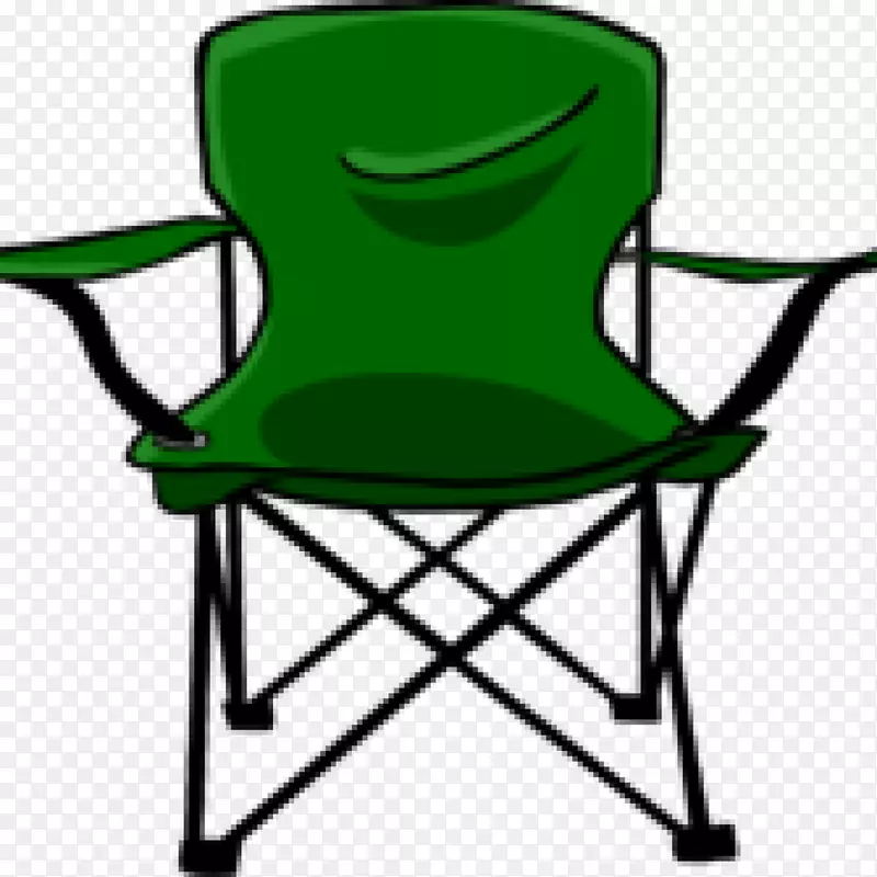 折叠椅野营座椅夹艺术-椅子剪贴画