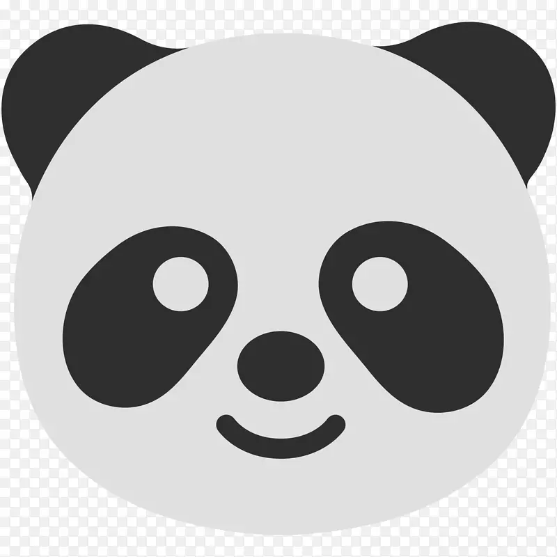 大熊猫表情符号熊猫着色页面android-熊猫化身