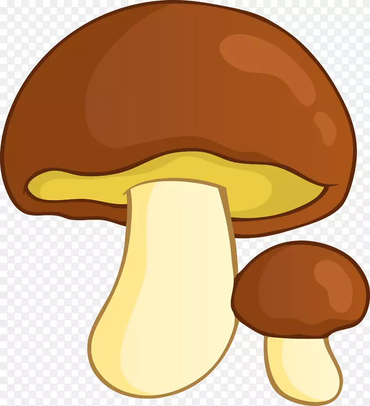 蘑菇真菌鸡腿菇剪贴画蘑菇