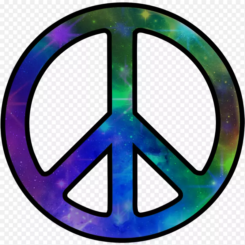 和平符号剪辑艺术-和平与和平