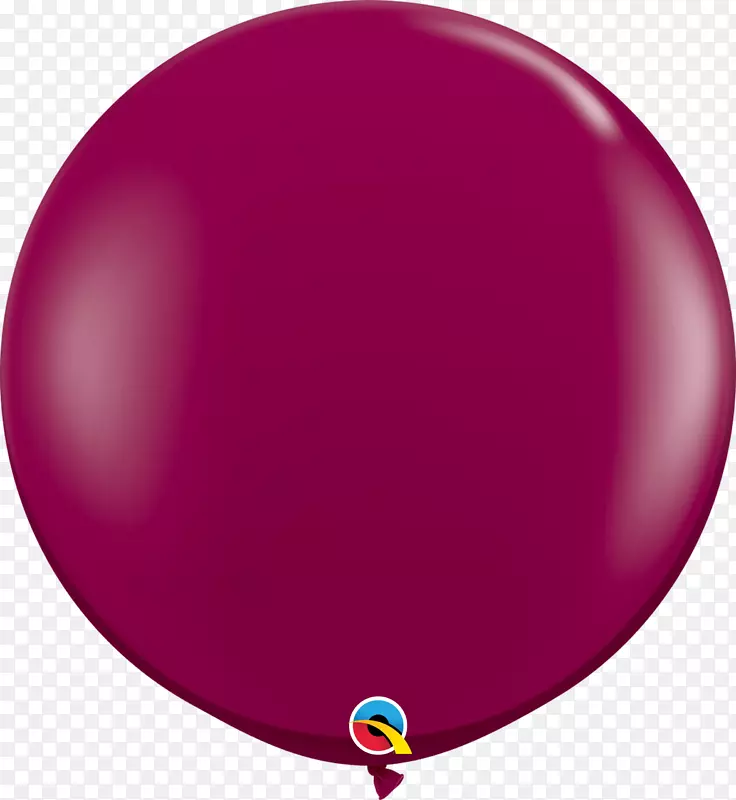 玛拉气球紫色派对婚礼用手画的气球