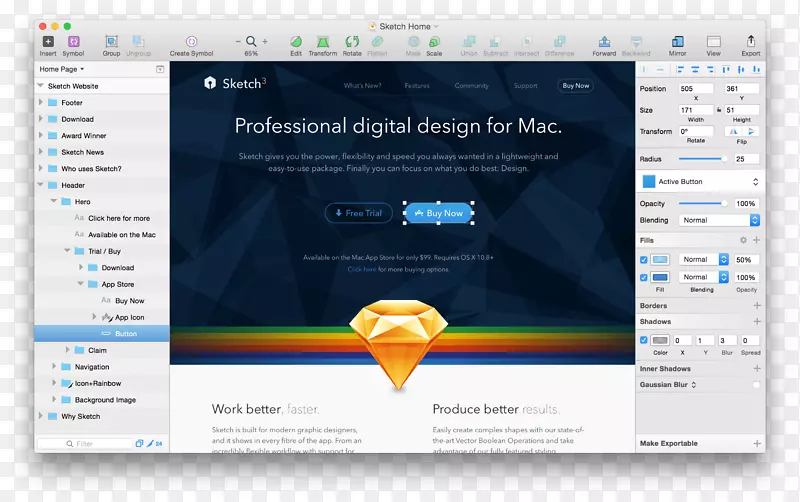 MacOS mac应用程序商店绘图草图-草图指南