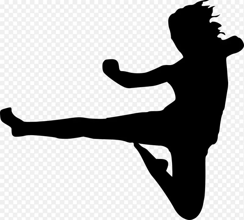 空手道踢武术剪辑艺术-儿童跆拳道