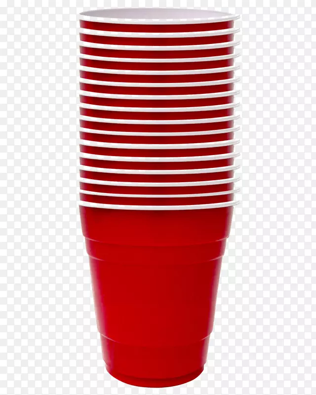 葡萄酒吸管杯塑料杯派对-红色杯子