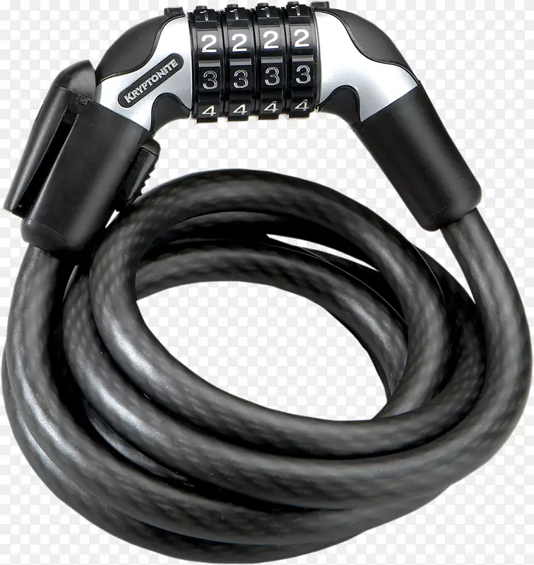 自行车锁氪石组合式锁链电缆