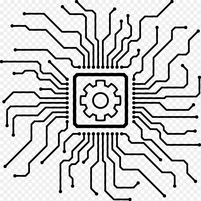 电子线路印刷电路板计算机图标电路图-android