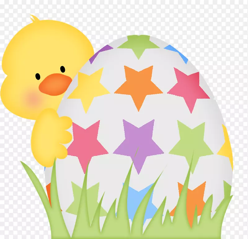 复活节彩蛋复活节兔子剪贴画-鲜花祝复活节快乐