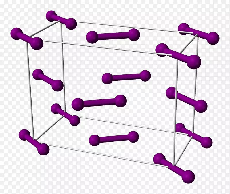 碘-127路易斯结构碘晶格